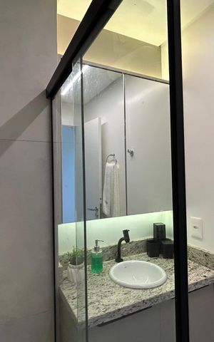 Apartamento para alugar com 50m², 1 quarto e 1 vaga Apartamento para alugar com 50m², 1 quarto e 1 vagaBanheiro