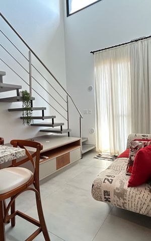 Apartamento para alugar com 50m², 1 quarto e 1 vaga Apartamento para alugar com 50m², 1 quarto e 1 vagaSala