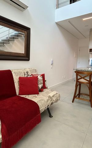 Apartamento para alugar com 50m², 1 quarto e 1 vaga Apartamento para alugar com 50m², 1 quarto e 1 vagaSala