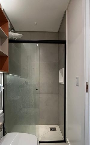 Apartamento para alugar com 50m², 1 quarto e 1 vaga Apartamento para alugar com 50m², 1 quarto e 1 vagaBanheiro suíte