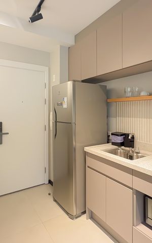 Studio à venda com 25m², 1 quarto e sem vaga Studio à venda com 25m², 1 quarto e sem vagaCozinha