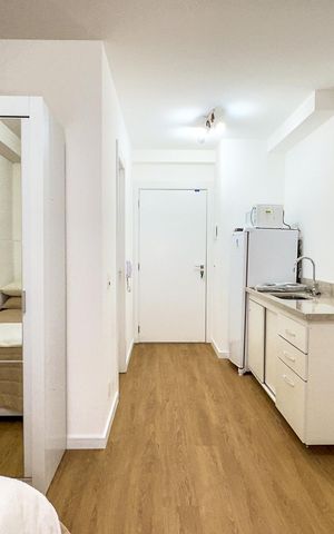 Studio para alugar com 24m², 1 quarto e 1 vagaStudio