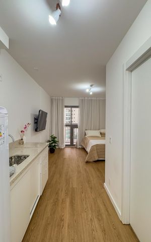 Studio para alugar com 24m², 1 quarto e 1 vagaStudio