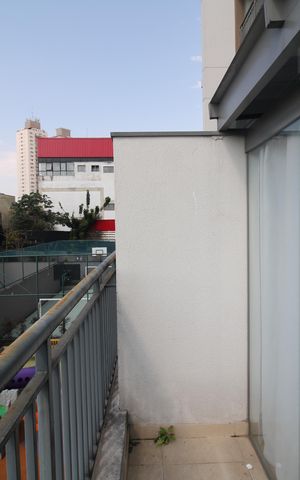 Studio para alugar com 28m², 1 quarto e sem vagaVaranda