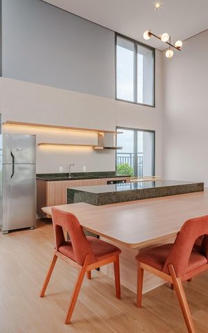 Studio para alugar com 23m², 1 quarto e sem vaga Studio para alugar com 23m², 1 quarto e sem vagaÁrea comum - Salão de festas