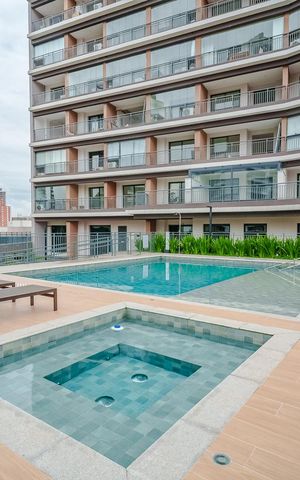Studio para alugar com 23m², 1 quarto e sem vaga Studio para alugar com 23m², 1 quarto e sem vagaÁrea comum - Piscina