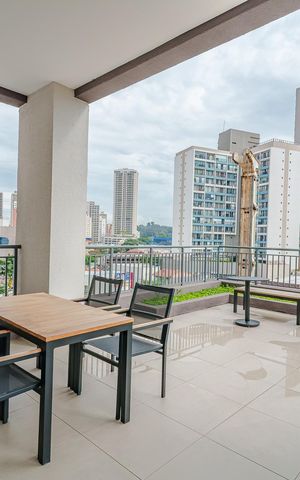 Studio para alugar com 23m², 1 quarto e sem vaga Studio para alugar com 23m², 1 quarto e sem vagaÁrea comum - Espaço Coworking