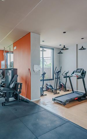 Studio para alugar com 23m², 1 quarto e sem vaga Studio para alugar com 23m², 1 quarto e sem vagaÁrea comum - Academia