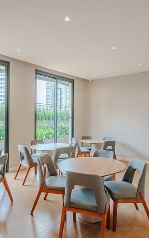 Studio para alugar com 23m², 1 quarto e sem vaga Studio para alugar com 23m², 1 quarto e sem vagaÁrea comum - Salão de festas