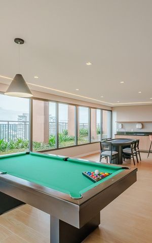 Studio para alugar com 23m², 1 quarto e sem vaga Studio para alugar com 23m², 1 quarto e sem vagaÁrea comum - Sala de Jogos