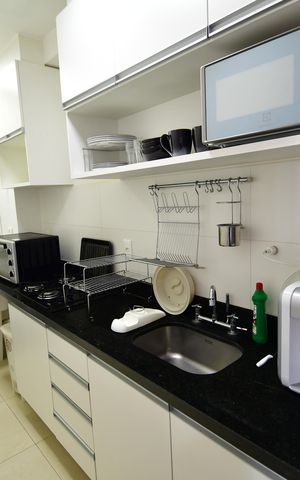 Apartamento para alugar com 39m², 1 quarto e 2 vagasCozinha