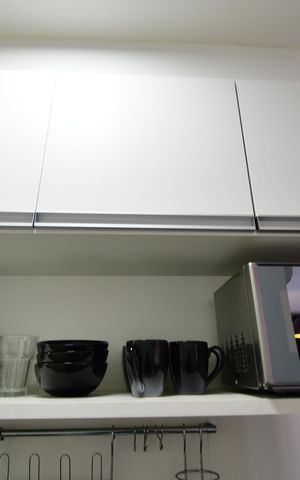 Apartamento para alugar com 39m², 1 quarto e 2 vagasCozinha