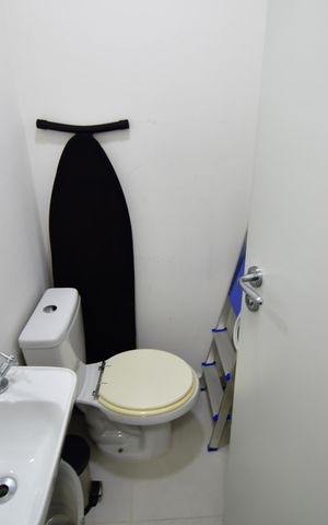 Apartamento para alugar com 39m², 1 quarto e 2 vagasBanheiro de serviço