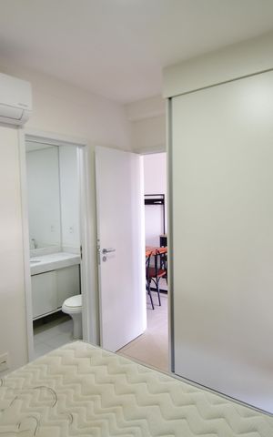 Apartamento para alugar com 39m², 1 quarto e 2 vagasQuarto Suíte
