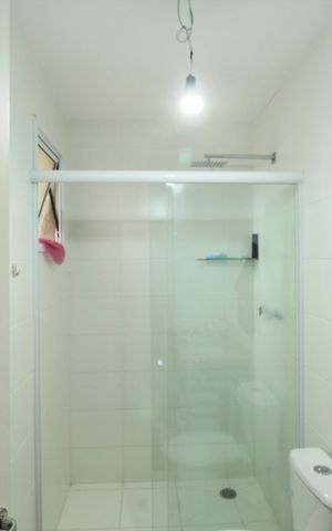 Apartamento para alugar com 62m², 2 quartos e 1 vaga Apartamento para alugar com 62m², 2 quartos e 1 vagaBanheiro da Suíte