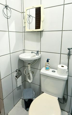 Apartamento para alugar com 30m², 1 quarto e 1 vaga Apartamento para alugar com 30m², 1 quarto e 1 vagaBanheiro social