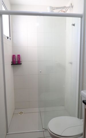 Apartamento para alugar com 55m², 2 quartos e 1 vagaBanheiro do Quarto 1