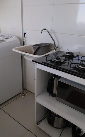 Apartamento para alugar com 55m², 2 quartos e 1 vagaCozinha e Área de Serviço