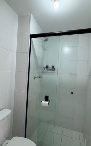 Apartamento para alugar com 45m², 2 quartos e 1 vaga Apartamento para alugar com 45m², 2 quartos e 1 vagaBanheiro