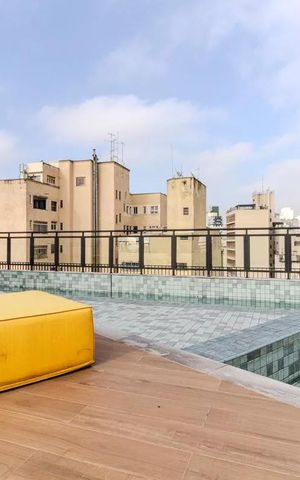 Studio para alugar com 22m², 1 quarto e sem vaga Studio para alugar com 22m², 1 quarto e sem vagaPiscina