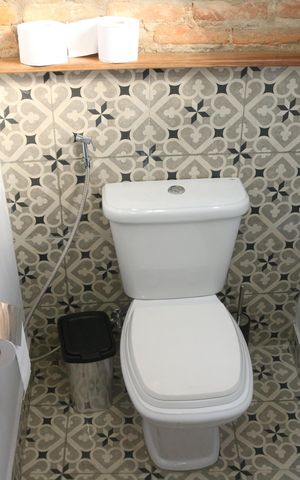 Casa para alugar com 68m², 1 quarto e sem vagaBanheiro