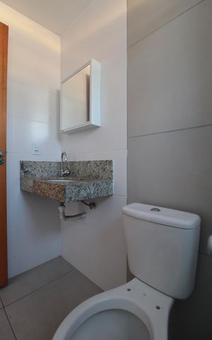 Apartamento para alugar com 110m², 3 quartos e 1 vagaBanheiro da Suite