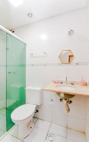 Casa de condomínio à venda com 160m², 3 quartos e 3 vagasBanheiro Social