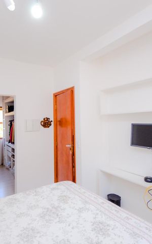 Casa de condomínio à venda com 160m², 3 quartos e 3 vagasQuarto 3 - Suíte