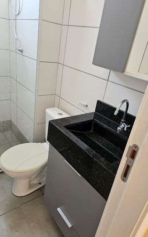 Apartamento para alugar com 45m², 2 quartos e 1 vaga Apartamento para alugar com 45m², 2 quartos e 1 vagaBanheiro