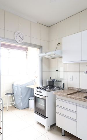 Apartamento à venda com 65m², 2 quartos e 1 vagaCozinha e Área de serviço 