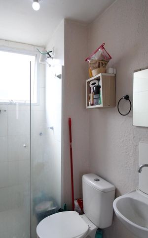 Apartamento à venda com 42m², 2 quartos e 1 vagaBanheiro