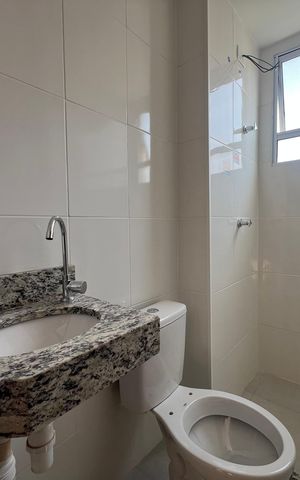 Apartamento para alugar com 52m², 2 quartos e 1 vaga Apartamento para alugar com 52m², 2 quartos e 1 vagaBanheiro Social