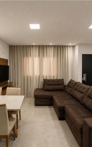Casa para alugar com 130m², 2 quartos e 2 vagas Casa para alugar com 130m², 2 quartos e 2 vagasSala