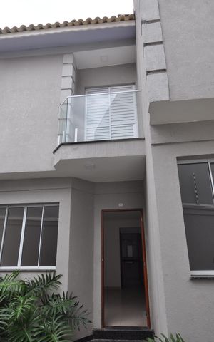 Casa de condomínio para alugar com 77m², 2 quartos e 1 vagaFachada do condomínio