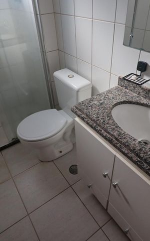 Apartamento para alugar com 38m², 1 quarto e 1 vagaBanheiro da Suíte