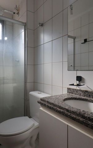 Apartamento para alugar com 38m², 1 quarto e 1 vagaBanheiro da Suíte