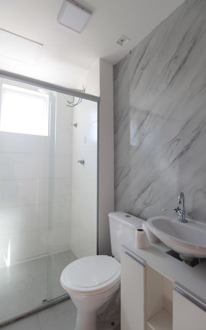 Apartamento à venda com 47m², 2 quartos e 1 vagaBanheiro Social