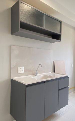 Apartamento à venda com 42m², 2 quartos e 1 vaga Apartamento à venda com 42m², 2 quartos e 1 vagaCozinha - Área de Serviço