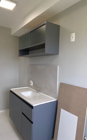 Apartamento à venda com 42m², 2 quartos e 1 vaga Apartamento à venda com 42m², 2 quartos e 1 vagaCozinha - Área de Serviço
