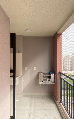 Apartamento para alugar com 47m², 2 quartos e 1 vaga Apartamento para alugar com 47m², 2 quartos e 1 vagaVaranda - Área de Serviço