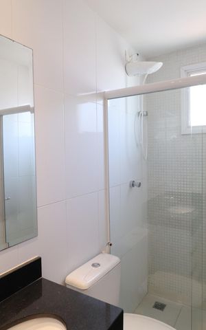 Apartamento para alugar com 101m², 3 quartos e 2 vagasBanheiro do Quarto 3