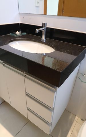 Apartamento para alugar com 101m², 3 quartos e 2 vagasBanheiro do Quarto 3
