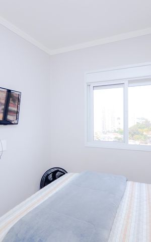Apartamento à venda com 43m², 2 quartos e 1 vagaQuarto 2