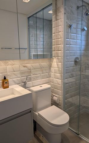 Apartamento à venda com 120m², 3 quartos e 2 vagas Apartamento à venda com 120m², 3 quartos e 2 vagasBanheiro