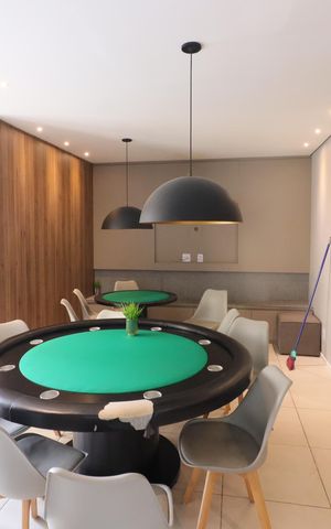 Apartamento à venda com 45m², 2 quartos e 1 vagaÁrea comum - Sala de jogos