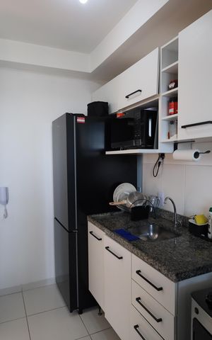 Apartamento à venda com 45m², 2 quartos e 1 vagaCozinha e Área de Serviço