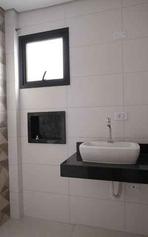 Apartamento à venda com 77m², 2 quartos e 1 vagaBanheiro Social