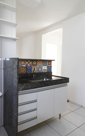 Apartamento à venda com 48m², 2 quartos e 1 vagaCozinha e Área de Serviço