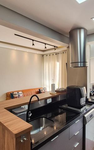 Apartamento à venda com 54m², 2 quartos e 1 vaga Apartamento à venda com 54m², 2 quartos e 1 vagaCozinha