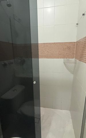 Casa de condomínio para alugar com 100m², 3 quartos e 2 vagasBanheiro da Suíte
